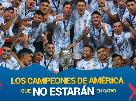 Los campeones de América que se quedarán afuera de Qatar 2022