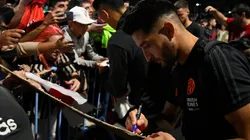 River llegó a Córdoba y tuvo un espectacular recibimiento de su público