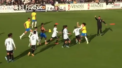 VIDEO | Bochornoso cierre del Argentina-Brasil Sub 17: batalla campal tras el final del encuentro