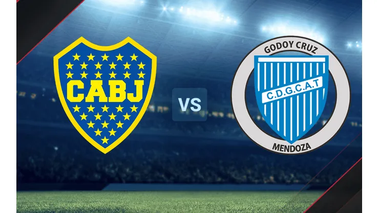 Boca vs. Godoy Cruz por la Copa de la Liga.