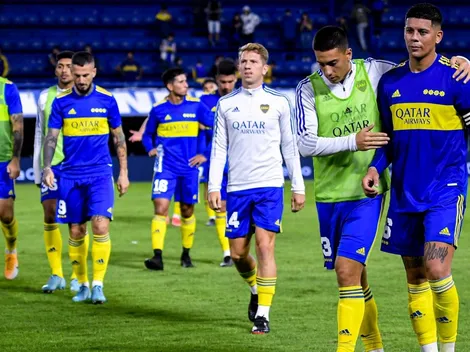 La bronca del plantel de Boca tras el empate ante Lanús: "Hablen del VAR"