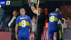 VIDEO | La furiosa patada de Benedetto tras salir reemplazado ante Lanús