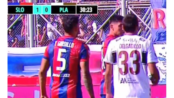 Gordillo y Delgadillo: la foto viral del partido de San Lorenzo - Platense