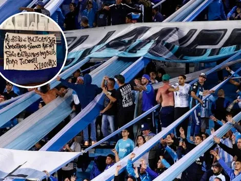La barra amenaza en Racing aunque va primero: "Hay balas para todos"