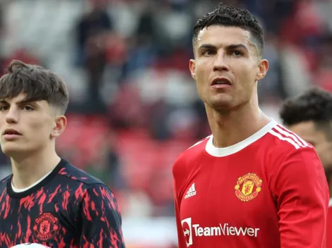 Que no vea Messi: la polémica frase de Garnacho para Cristiano Ronaldo