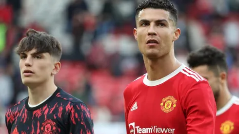 La frase de Garnacho para describir a Ronaldo.