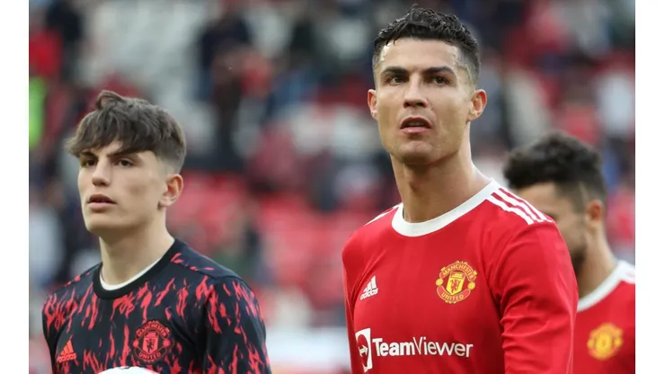 La frase de Garnacho para describir a Ronaldo.