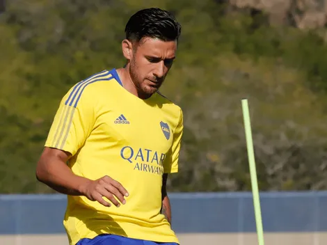Tras la denuncia, Salvio se presentó a entrenar en Boca