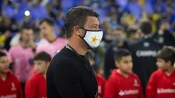 Battaglia, preocupado con el parte médico de Boca.