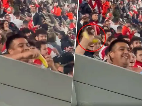 VIDEO | El gravísimo acto racista de un hincha de River contra los de Fortaleza