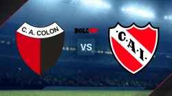 Colón vs. Independiente por la Copa de la Liga.