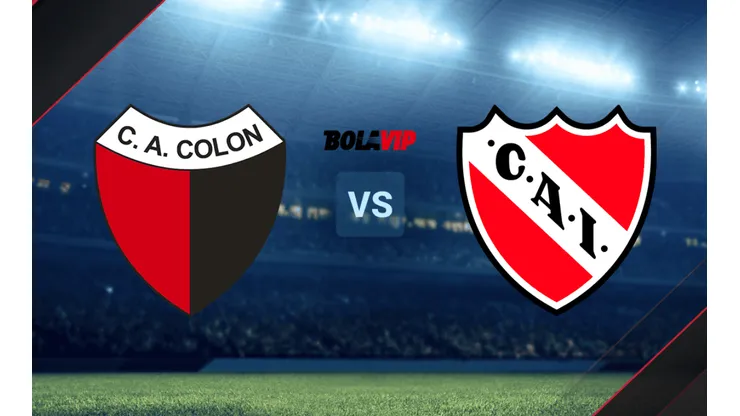 Colón vs. Independiente por la Copa de la Liga.