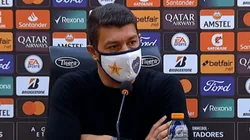 Battagia, orgulloso de uno de sus jugadores.