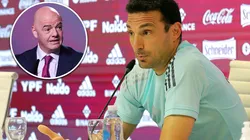 Scaloni y una firme postura en la reunión de FIFA.