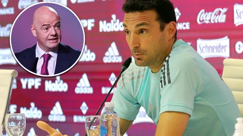 Scaloni y una firme postura en la reunión de FIFA.