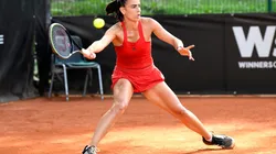 Paula Ormaechea, en acción