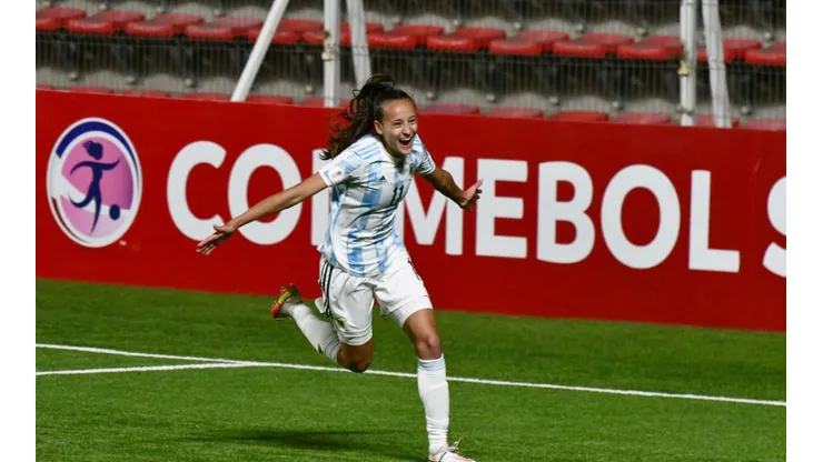 Paulina Gramaglia lo grita con todo. (Foto: Prensa AFA)