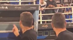 VIDEO | Battaglia cruzó a un plateísta de Vélez: "¿Cuántos años tenés?"