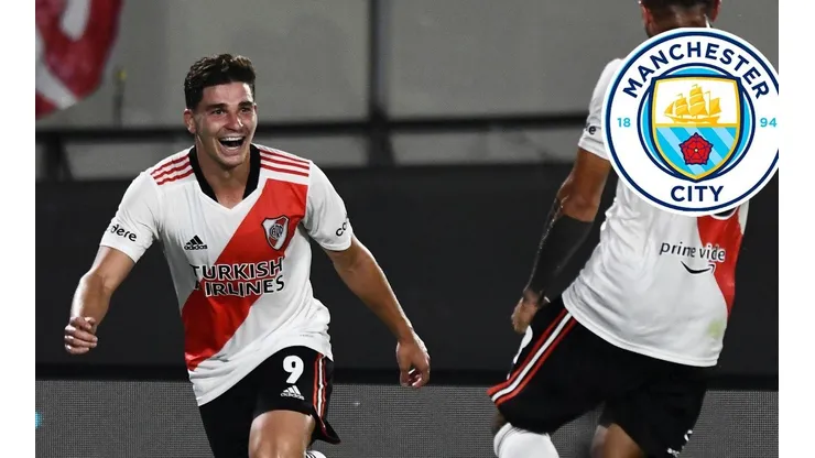 ¿Se va con Julián? Manchester City, a la carga por otro crack de River.