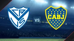 Boca vs. Vélez por la Copa de la Liga.