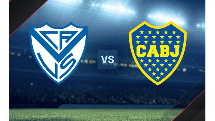 Boca vs. Vélez por la Copa de la Liga.