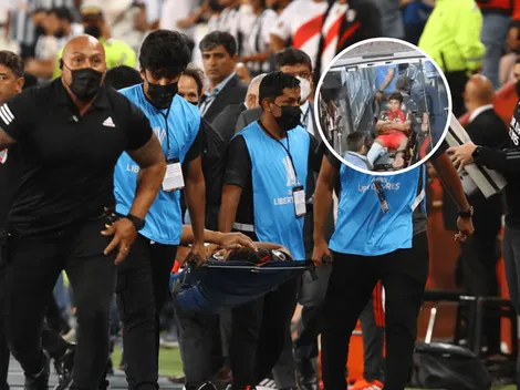 VIDEO | El gesto de Robert Rojas desde la camilla tras salir lesionado