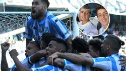 ¿Qué habrá dicho el Kun? Benjamín Agüero estuvo en Avellaneda ¡viendo a Racing!