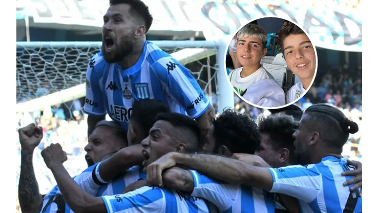 ¿Qué habrá dicho el Kun? Benjamín Agüero estuvo en Avellaneda ¡viendo a Racing!