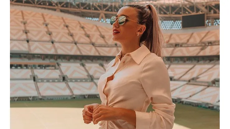 La foto viral de Morena Beltrán antes del sorteo: "¿Te llevo, reina?"