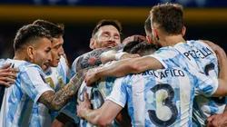 La insólita foto de una figura de la Selección durante la ceremonia.