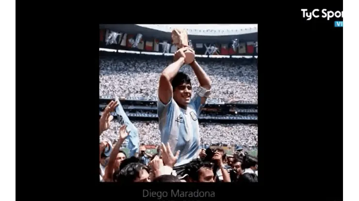 El homenaje de FIFA a Diego en el sorteo del Mundial