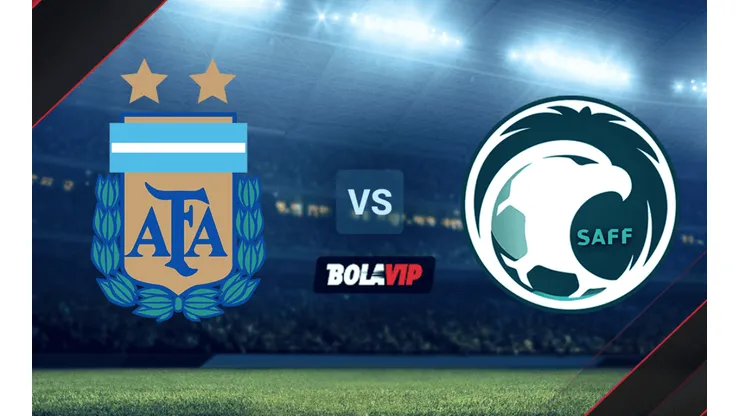 Argentina vs. Arabia Saudita por el Mundial de Qatar 2022.