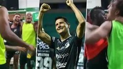 Burdisso y el festejo de Deportivo Cali.