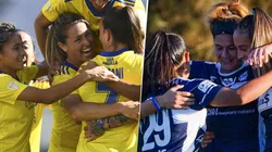 Boca vs. Gimnasia de La Plata por el Torneo Femenino (Fotos: Getty y Twitter Gimnasia de La Plata)