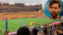 VIDEO | Anunciaron a Messi y así reaccionó el Monumental de Guayaquil