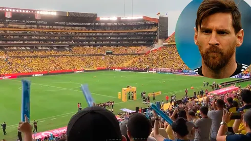 VIDEO | Anunciaron a Messi y así reaccionó el Monumental de Guayaquil