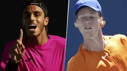 Francisco Cerundolo vs. Jannik Sinner por el Masters 1000 de Miami (Foto: Getty Images).