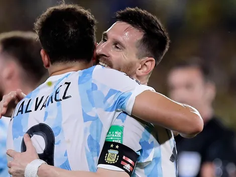 El tuit de River por el gol de Julián Álvarez a Ecuador: "La araña que pica"