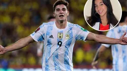 El tuit de Luciana Milessi después del gol de Julián Álvarez en la Selección