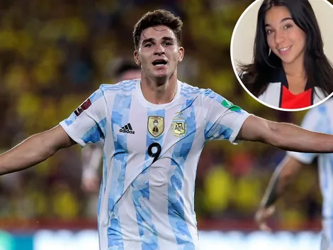 El tuit de Luciana Milessi después del gol de Julián Álvarez en la Selección