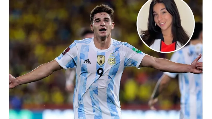 El tuit de Luciana Milessi después del gol de Julián Álvarez en la Selección