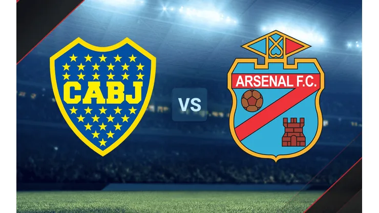 Boca vs. Arsenal por la Copa de la Liga.