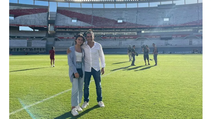 Sorín con su hija Elisabetta (foto @jpsorin)