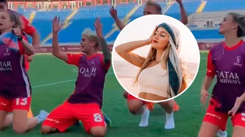 VIDEO | El festejo de More Beltrán en Qatar al estilo Cristiano Ronaldo