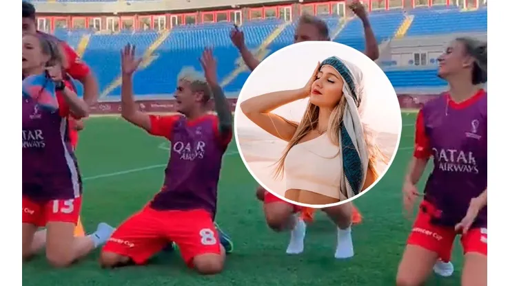 VIDEO | El festejo de More Beltrán en Qatar al estilo Cristiano Ronaldo