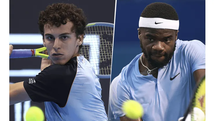 Juan Manuel Cerúndolo vs. Frances Tiafoe (Fotos: Getty Images)