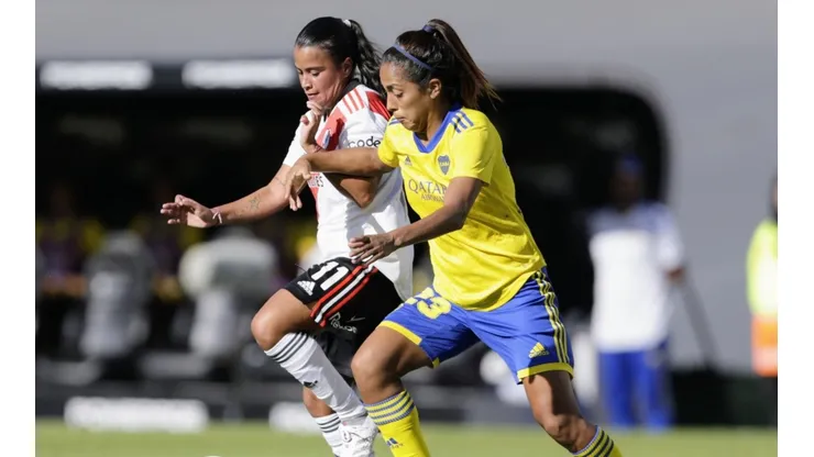 River vs. Boca por el Torneo Femenino (Foto: Twitter River Femenino)