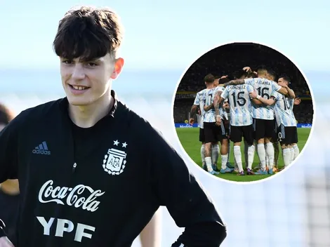 El insólito posteo de Garnacho en pleno partido tras quedar afuera del banco