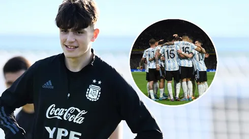 El insólito posteo de Garnacho en pleno partido tras quedar afuera del banco