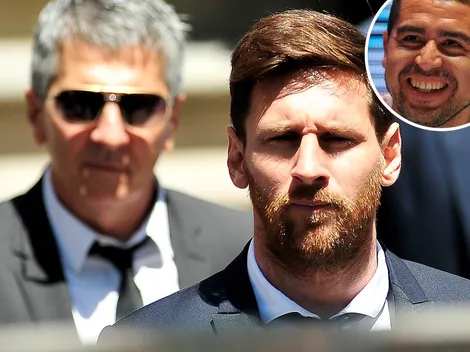 El particular regalo de Riquelme al papá de Messi: ¿Y si te llama Román?